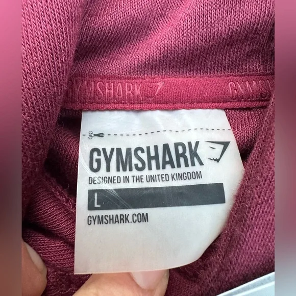 Gym Shark Men’s Sleeveless Hoodie Maroon Burgundy Hoodie by [Brand] - Picture 5 of 5